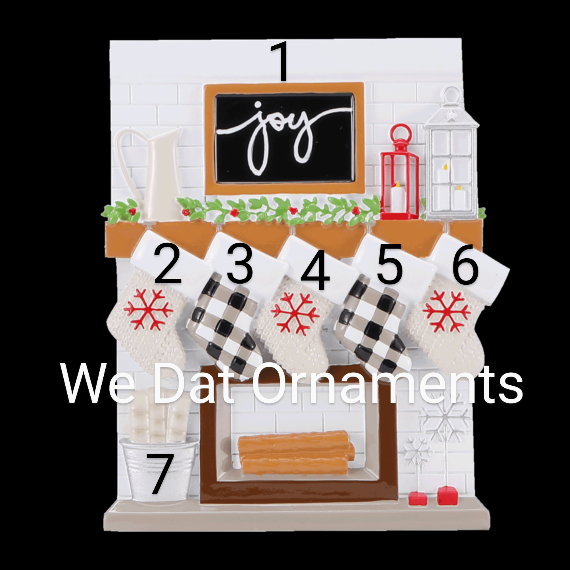 or2030-5 Fireplace Mantle-5 | We Dat Ornaments, etc